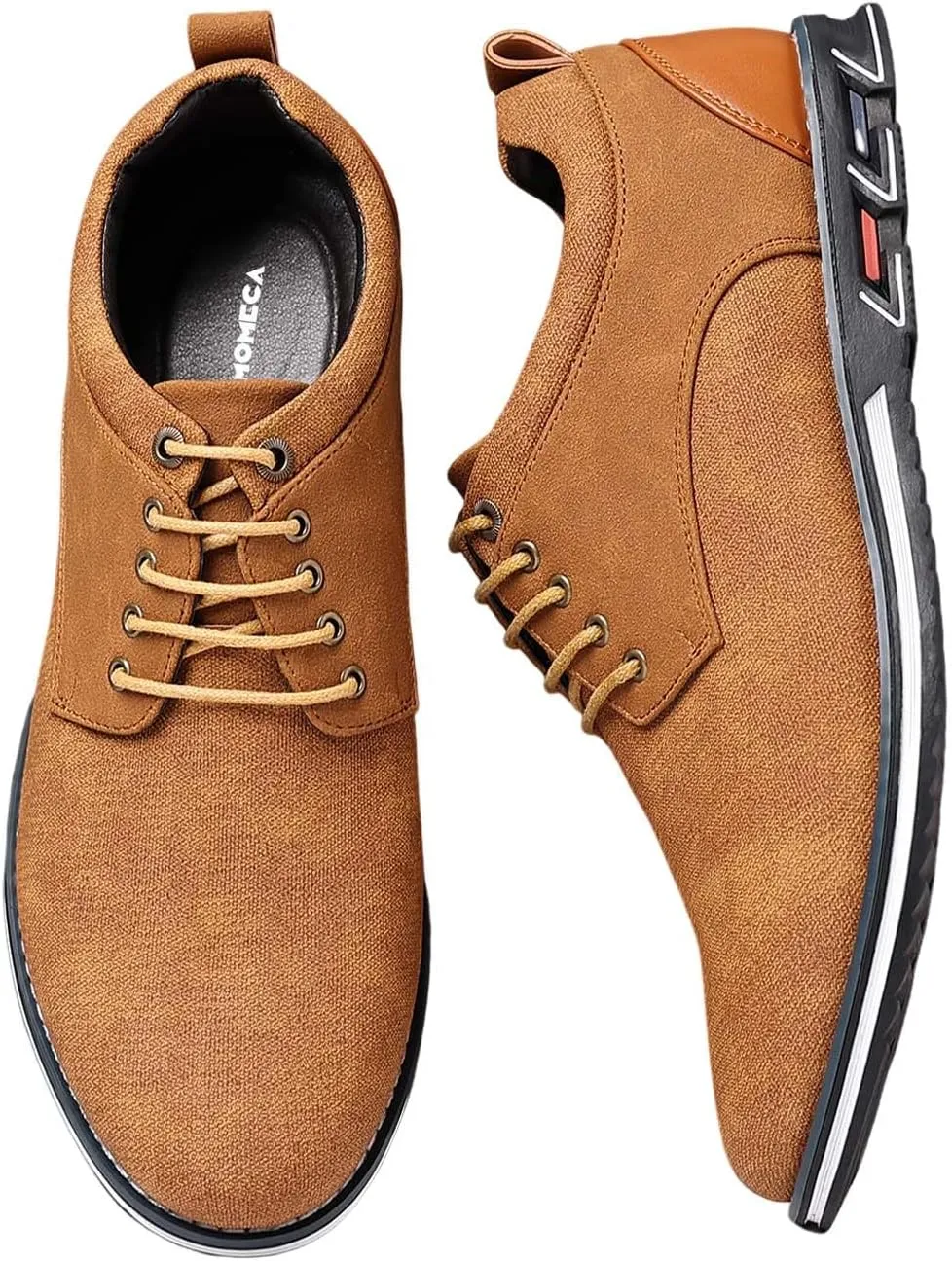 Men's Casual Dress Shoes Comfortable Oxford Shoes Business Formal Derby Sneakers