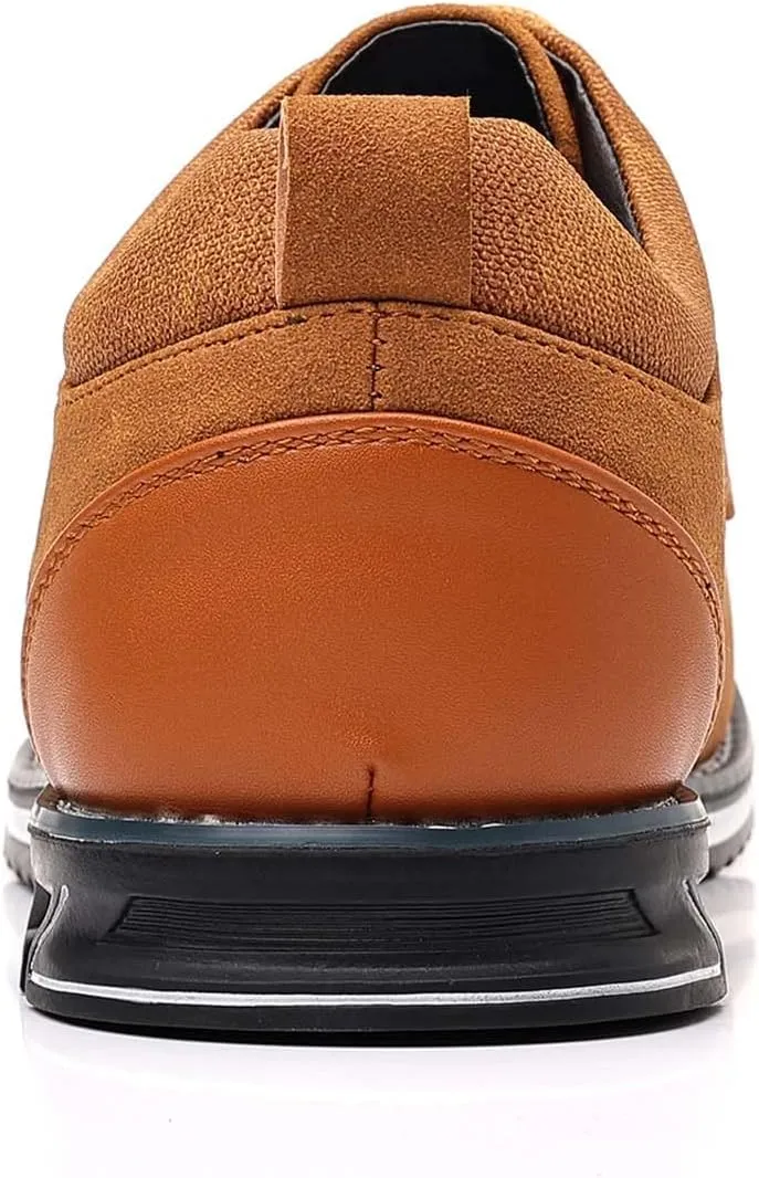 Men's Casual Dress Shoes Comfortable Oxford Shoes Business Formal Derby Sneakers
