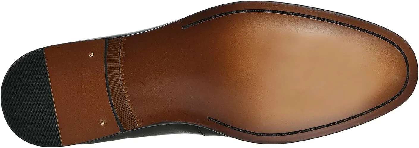 Men's Classic Oxford Leather Dress Shoes for Men Genuine Leather Breathable Slip-On Loafers