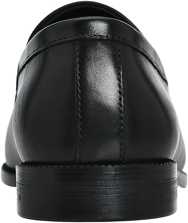 Men's Classic Oxford Leather Dress Shoes for Men Genuine Leather Breathable Slip-On Loafers