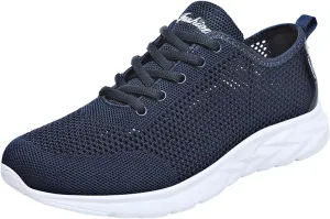 Mens Everyday Sneakers Men Comfortable Fashion Casual Breathable Lightweight Solid Color Summer and