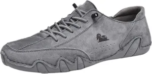 Men's Fashion Sneakers Men Leather Athletic Shoes Stylish and Durable Sports Sneakers Casual Shoes