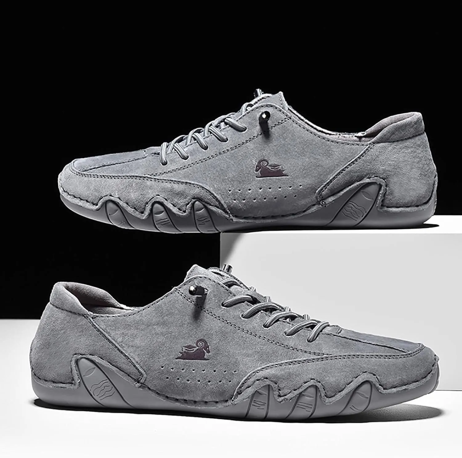 Men's Fashion Sneakers Men Leather Athletic Shoes Stylish and Durable Sports Sneakers Casual Shoes