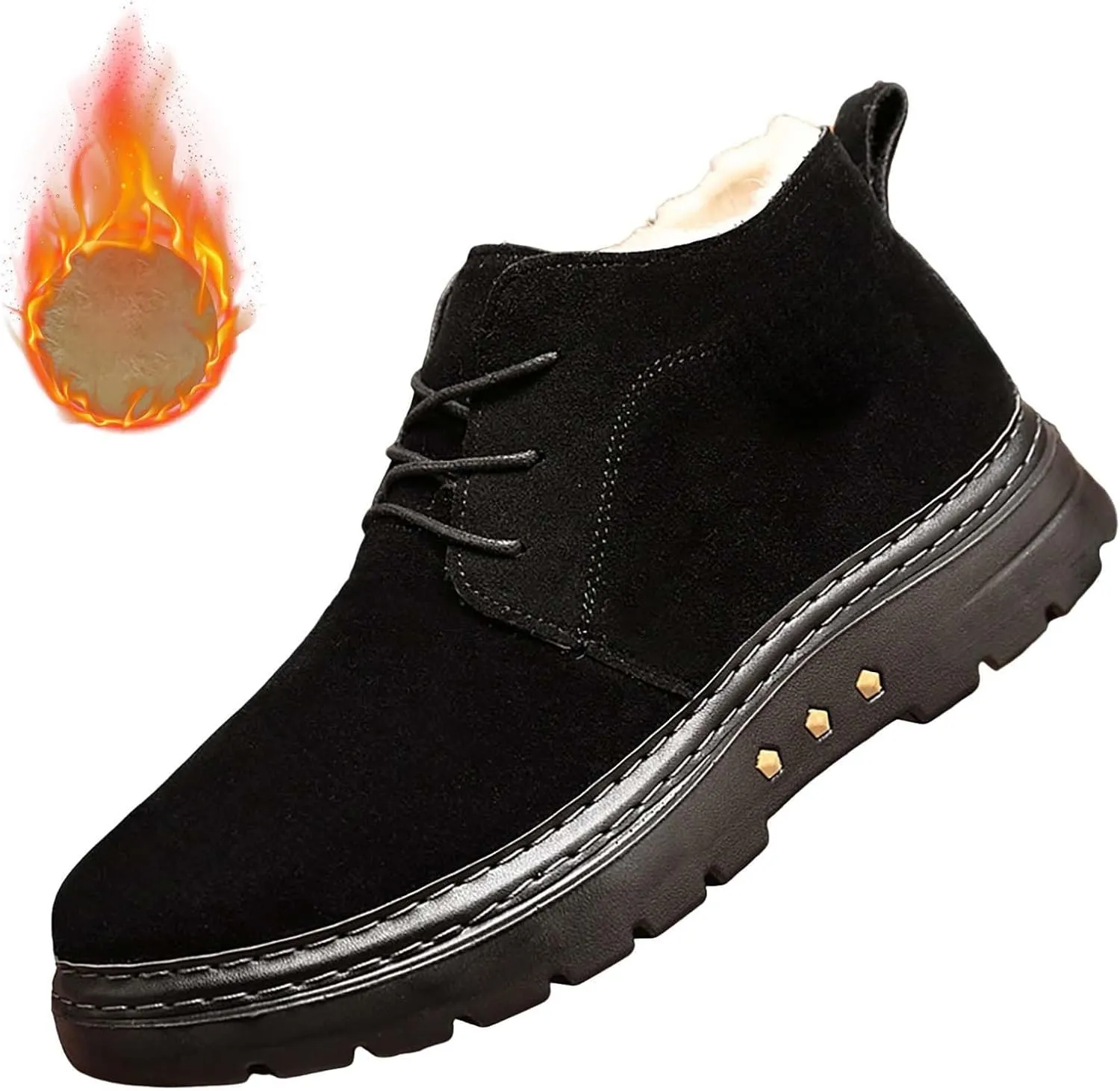Men's Fleece Warm Boots Snow Shoes For Mens Botas De Invierno Para Hombre Outdoor Boot Comfortable Walking Shoes