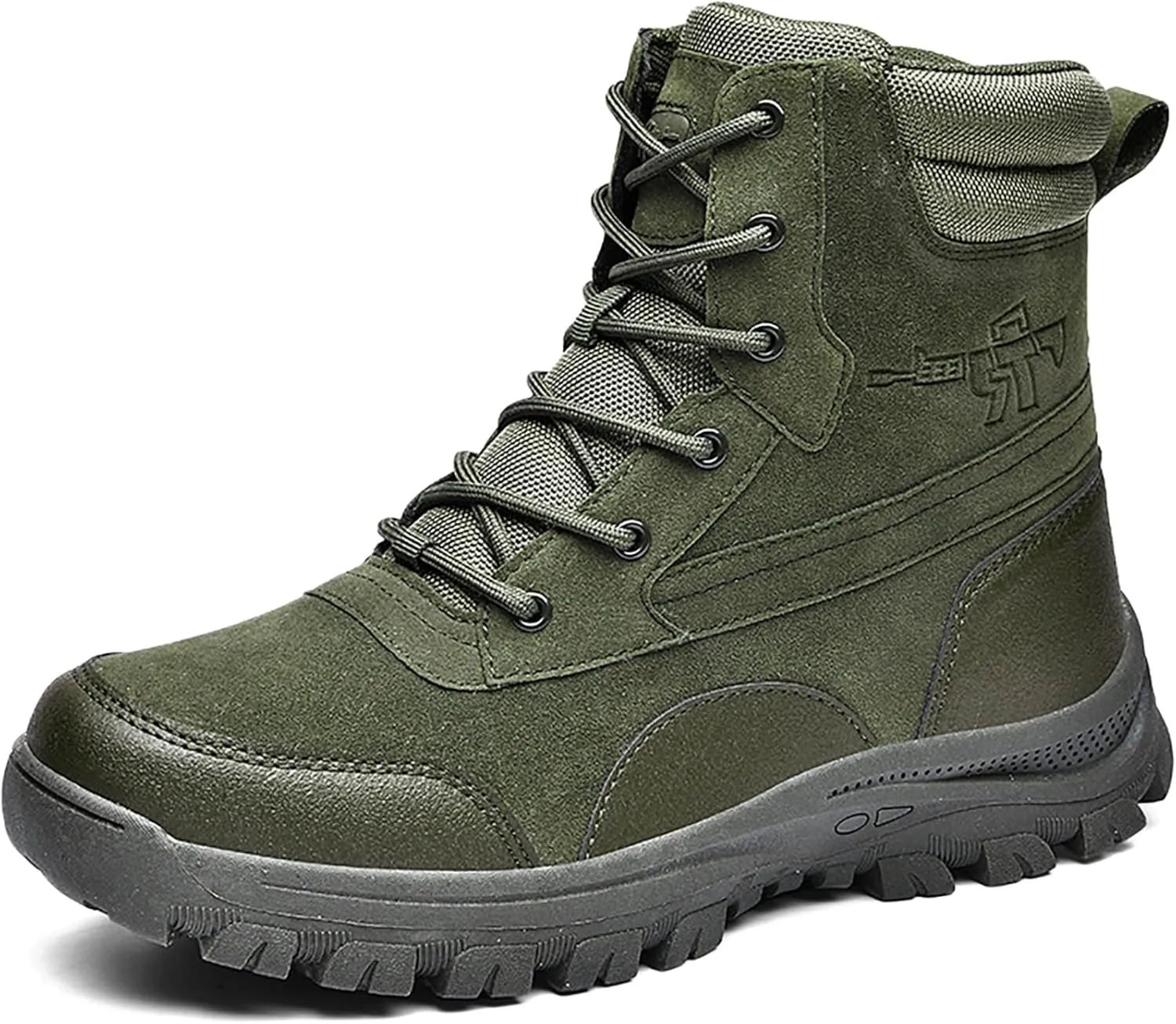 Mens Military Tactical Boots Combat Boots Breathable Police Patrol Boots Lightweight Army Boots Waterproof Hiking Boots