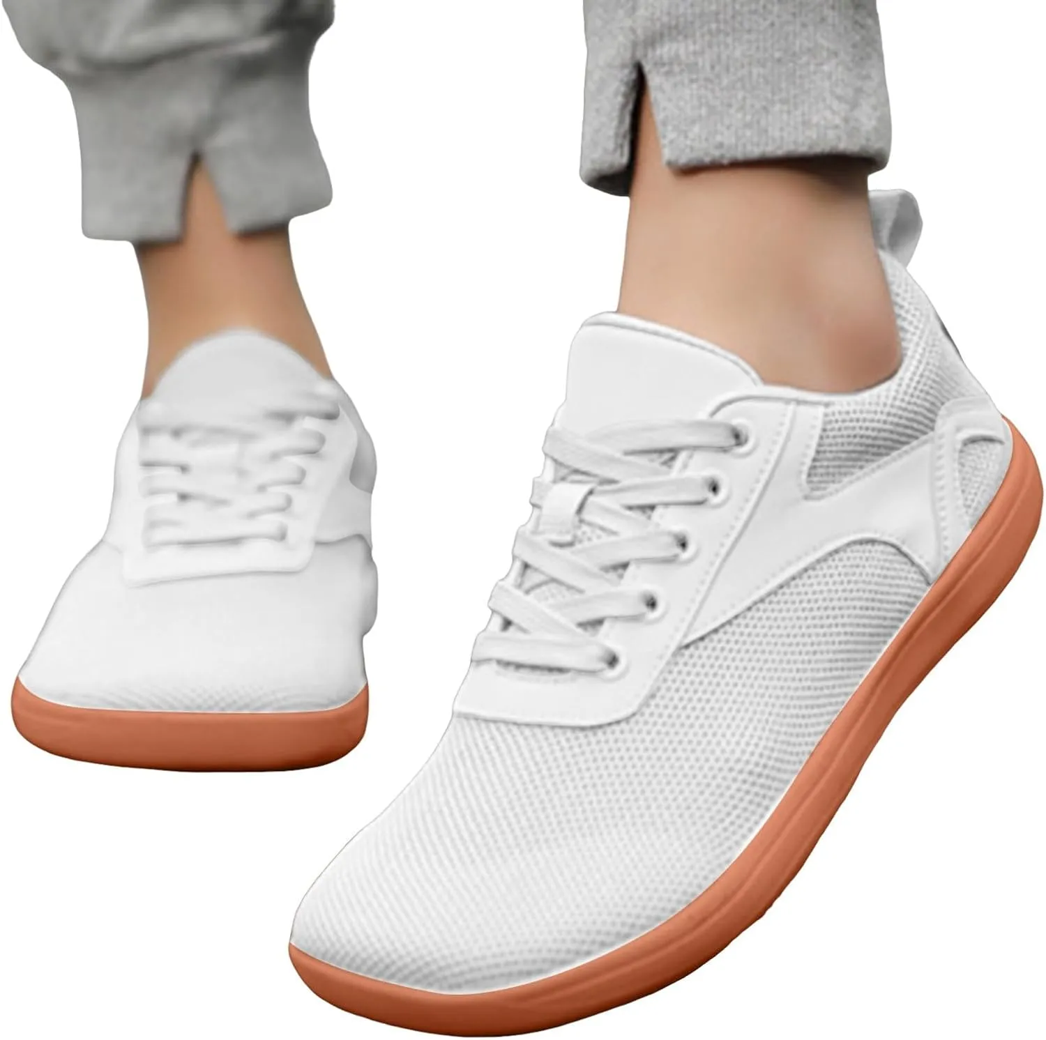 Men's Non Slip Barefoot Minimalist Shoes Outdoor Athletic Slip-On Hiking Shoe Lightweight Elderly Slip On Shoes