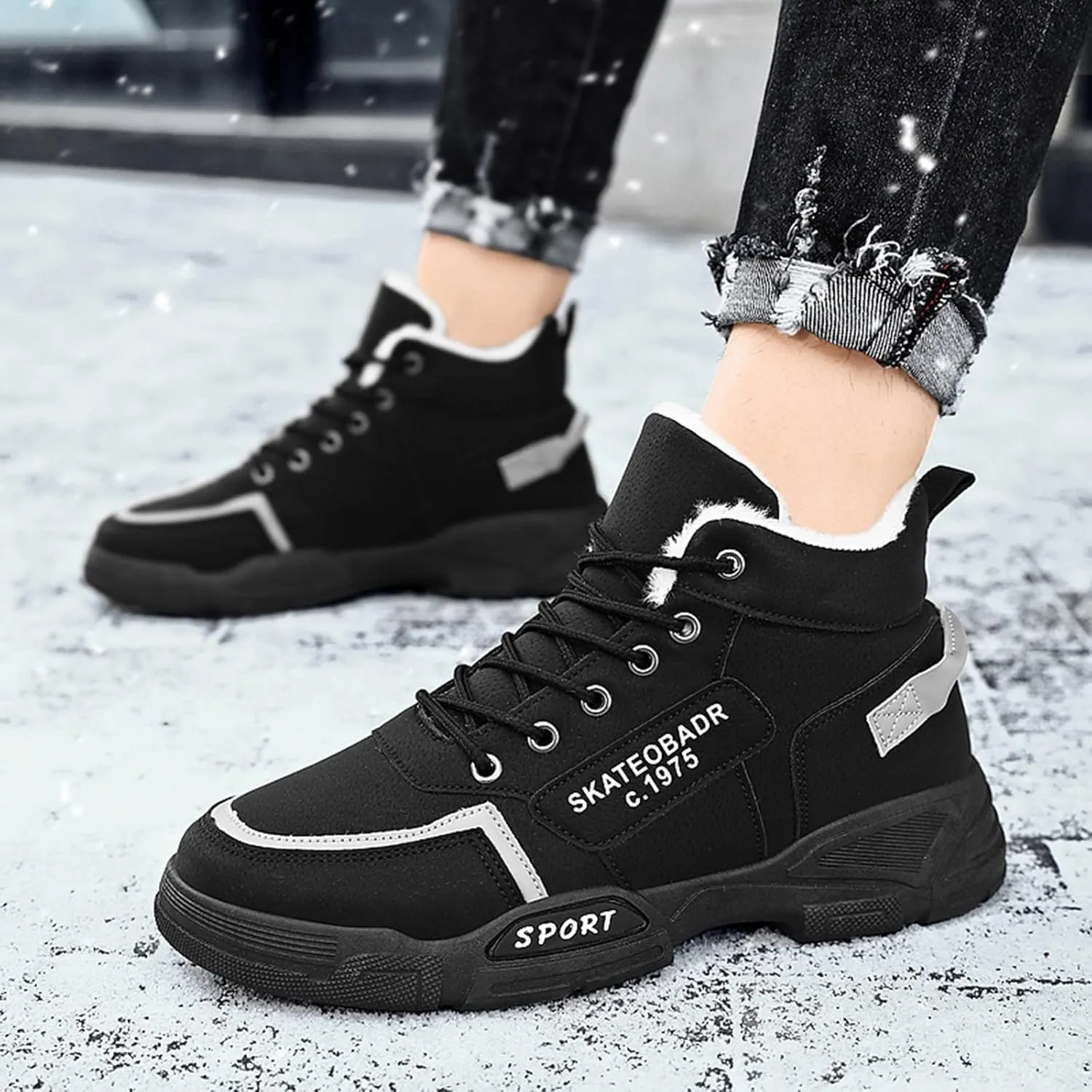 Mens Slip on Sneakers Work Shoes for Men Men's Sneaker Lightweight Breathable Mesh Slide Shoe White Sneakers Slip on Lightweight Breathable Fashion Running Shoes Men