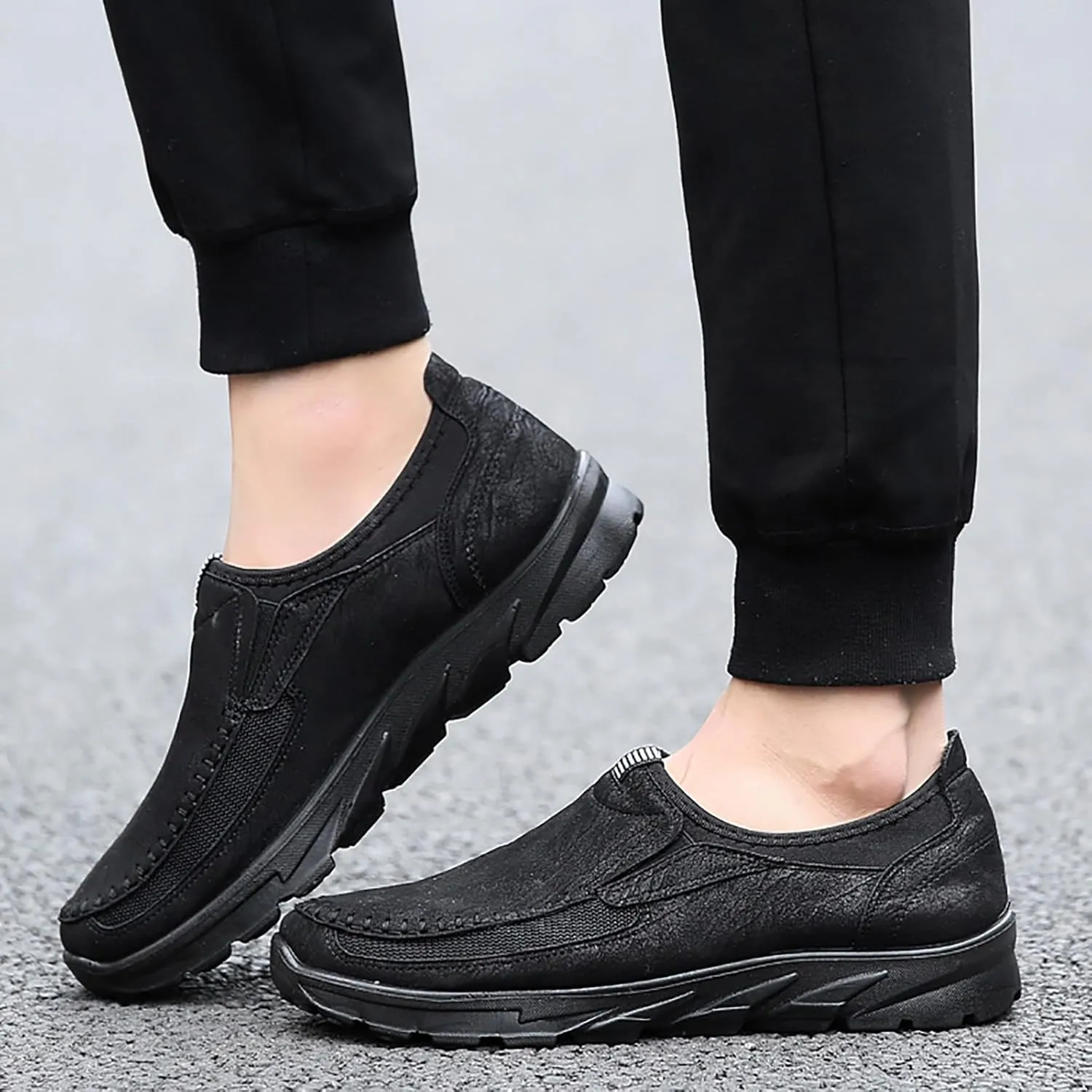 Men's Slip Shoes Casual Shoes for Men Leather Sports Trendy Design for Active Lifestyles Sneakers