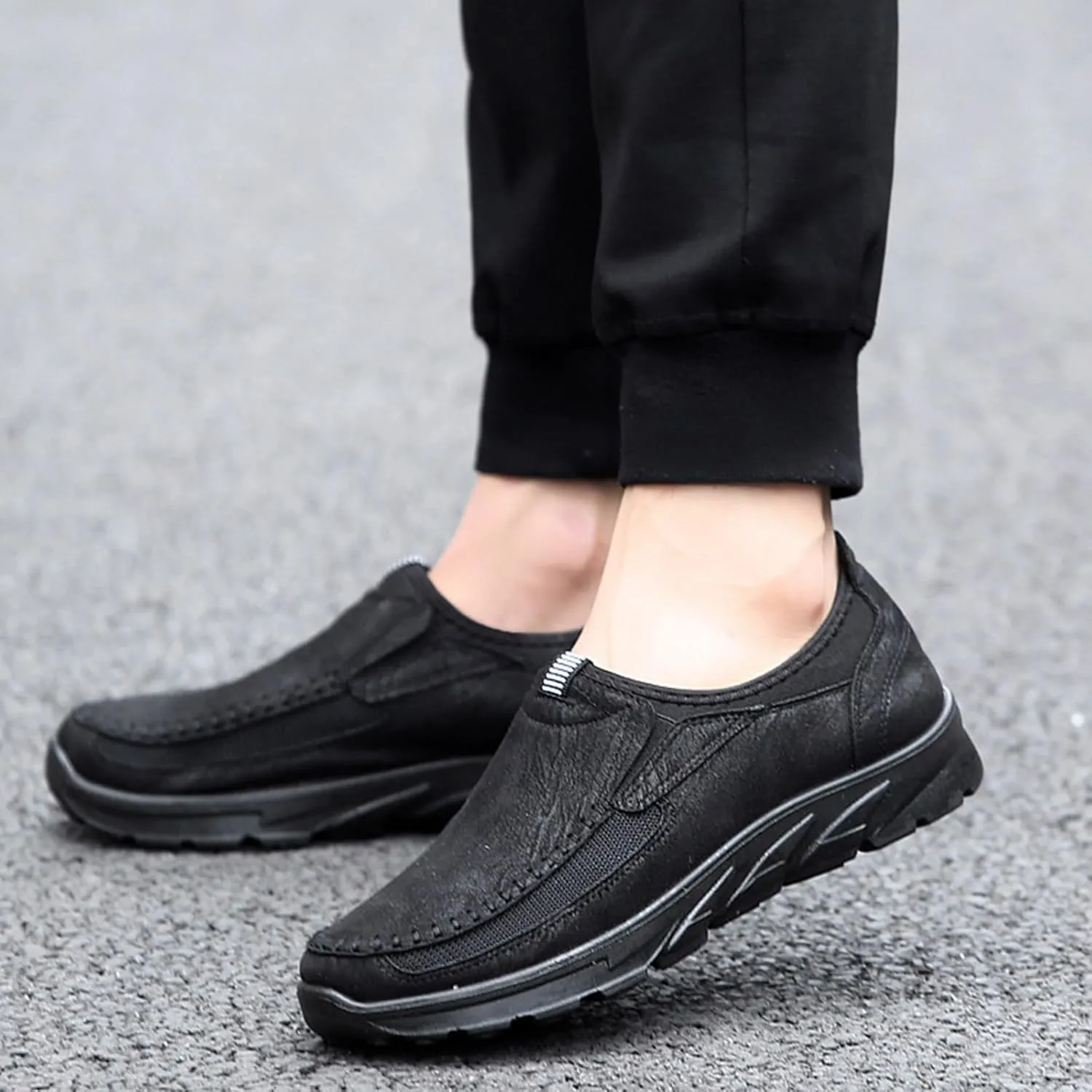 Men's Slip Shoes Casual Shoes for Men Leather Sports Trendy Design for Active Lifestyles Sneakers