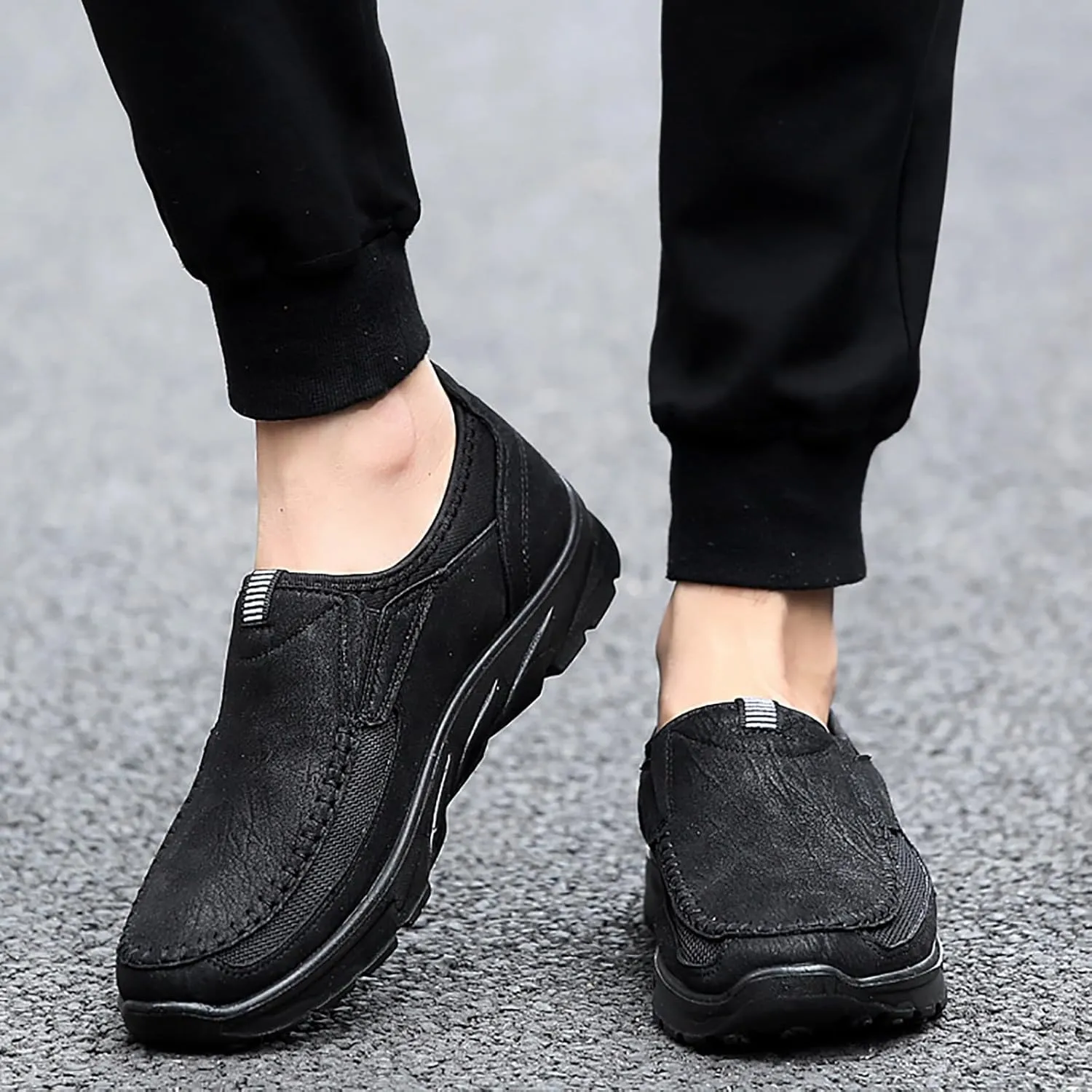 Men's Slip Shoes Casual Shoes for Men Leather Sports Trendy Design for Active Lifestyles Sneakers