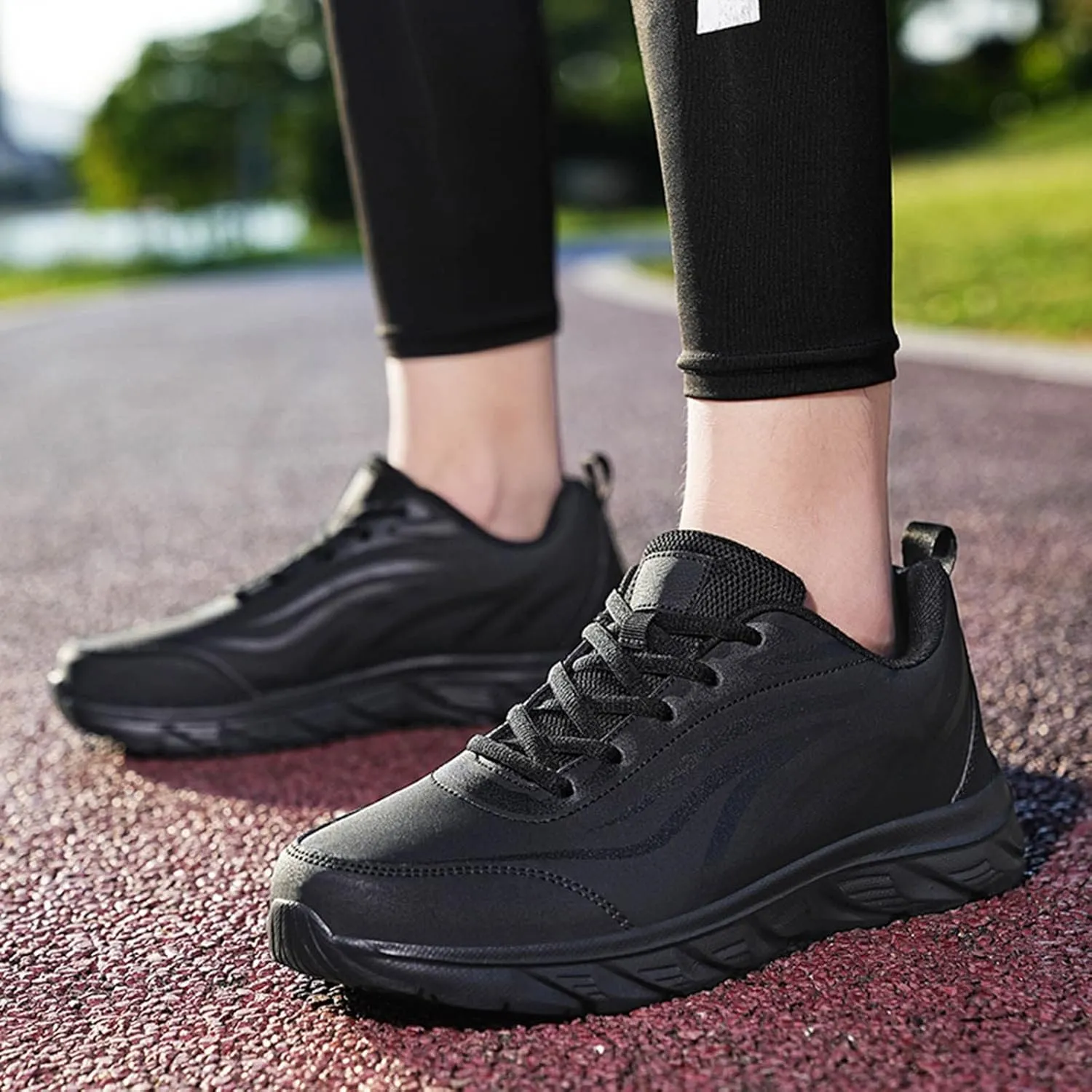 Mens Sneakers Wide Trails Hiking Shoes Slip on Walking Shoes Trekking Hiking Sneakers Wide Width Tennis Shoes