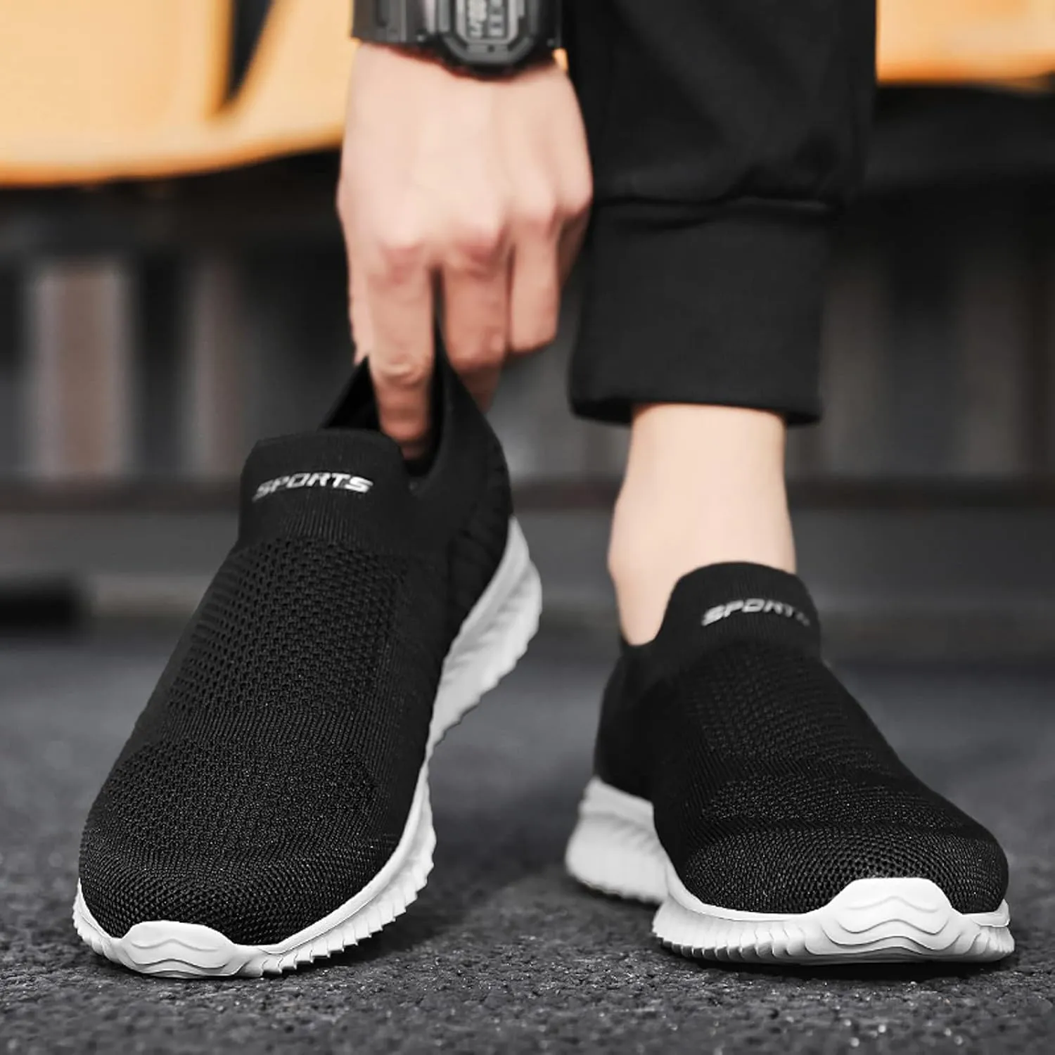 Mens Tennis Shoes Mens Slip on Shoes Shoe for Men Slip on Shoe for Men Running Trail Comfortable Sneaker
