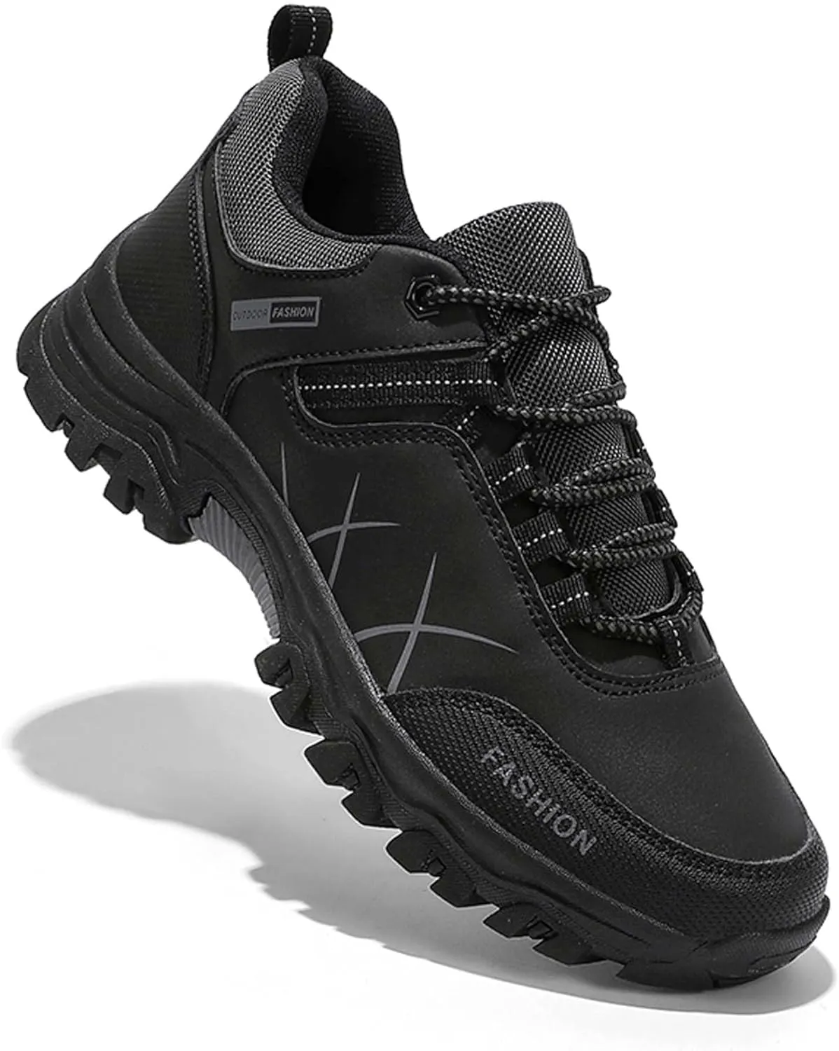 Mens Womens Anti Slip Wear Resistant Lace Up Hiking Boots Comfortable Breathable backpacking boots Rubber Soles Scenic Spots Tourist Boots Couple Park Walking Boots Rock Climbing Boots