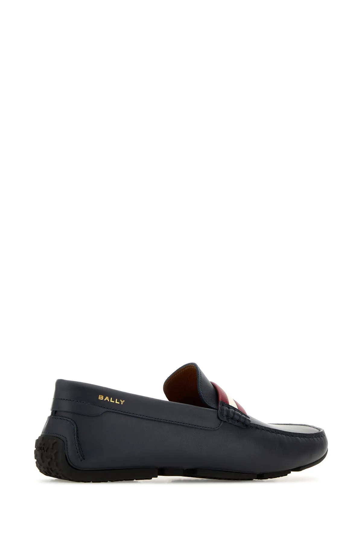 Midnight blue leather Placyd loafers
