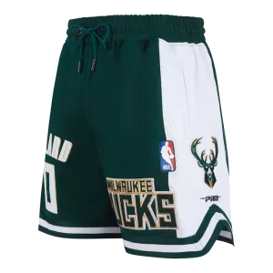 MILWAUKEE BUCKS DAMIAN LILLARD #0 CLASSIC MEN'S DK 2.0 SHORT (FOREST GREEN)