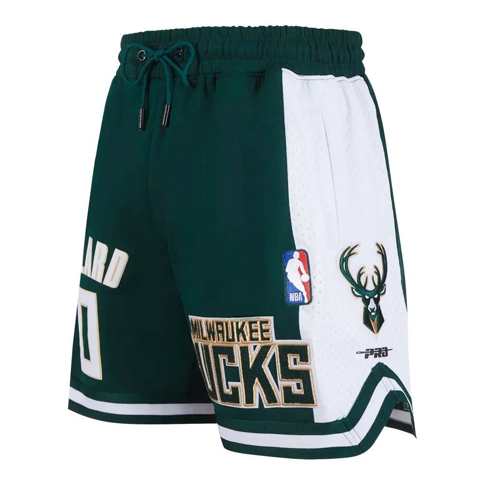 MILWAUKEE BUCKS DAMIAN LILLARD #0 CLASSIC MEN'S DK 2.0 SHORT (FOREST GREEN)