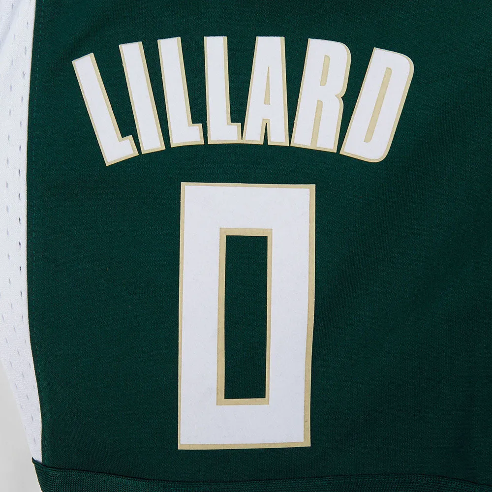 MILWAUKEE BUCKS DAMIAN LILLARD #0 CLASSIC MEN'S DK 2.0 SHORT (FOREST GREEN)