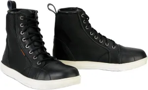 Milwaukee Leather Men's Motorcycle Reinforced Street Biker Casual Riding Shoes Leather Suede Canvas - 8.5
