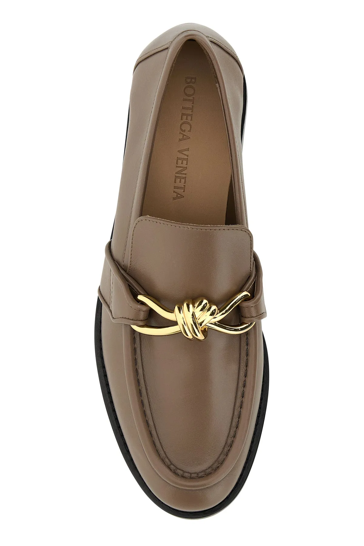Mud leather Astaire loafers