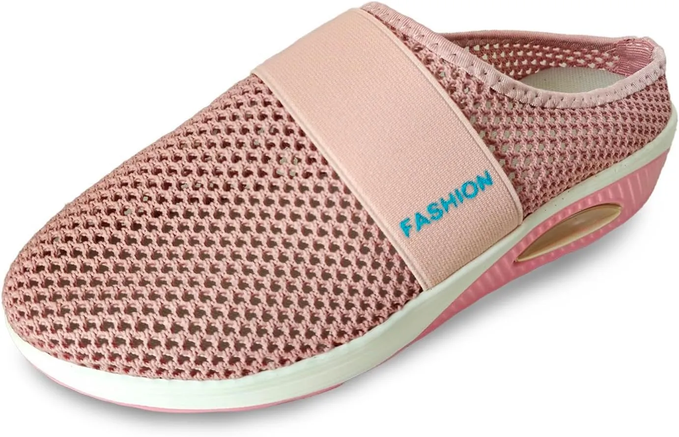 Mules for Women 2025,Orthopedic Walking Shoes with Arch-Support Breathable Mesh Walking Mules Slippers Backless Sneakers with Air Cushion Summer Closed Toe Slip on Shoes