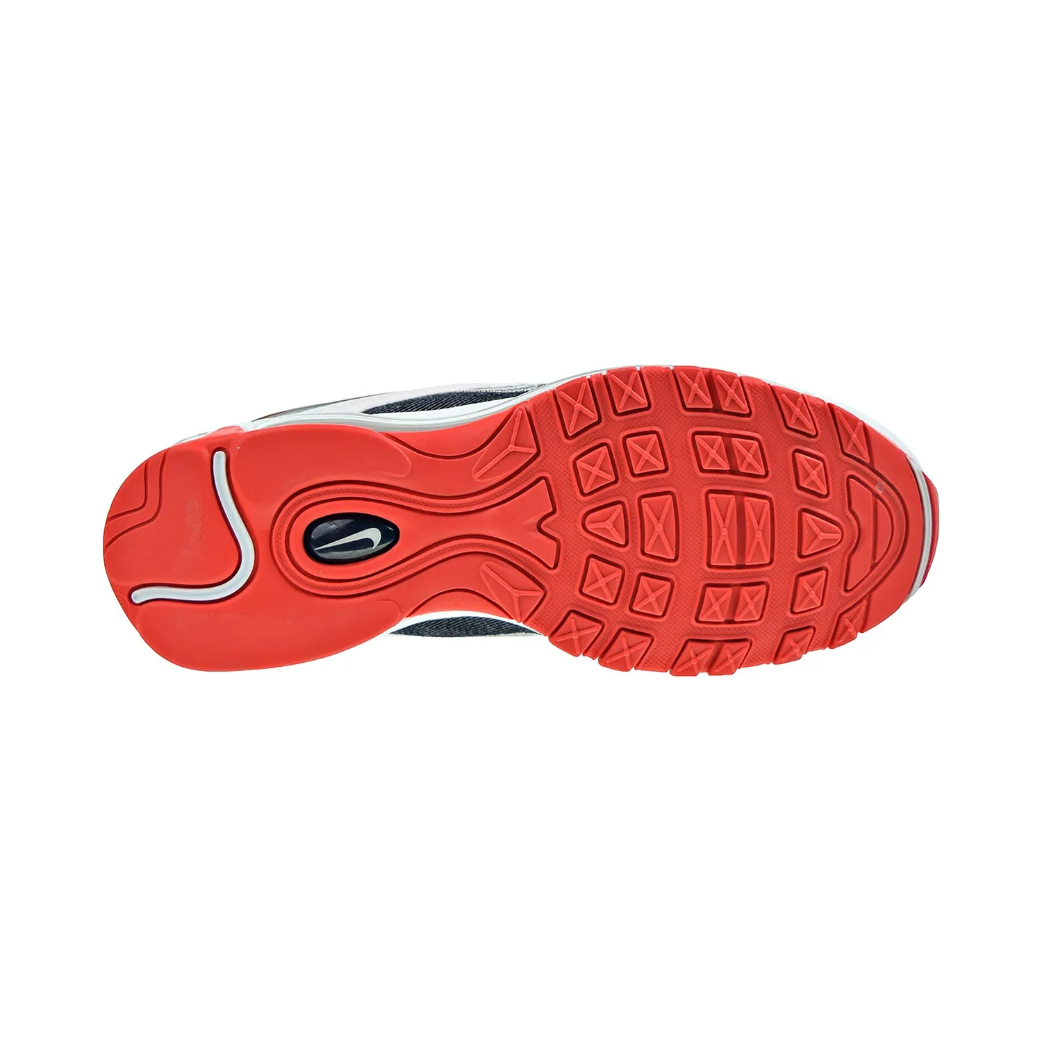 Nike Air Max 97 "USA Denim" Men's Shoes Chile Red-Metallic Silver