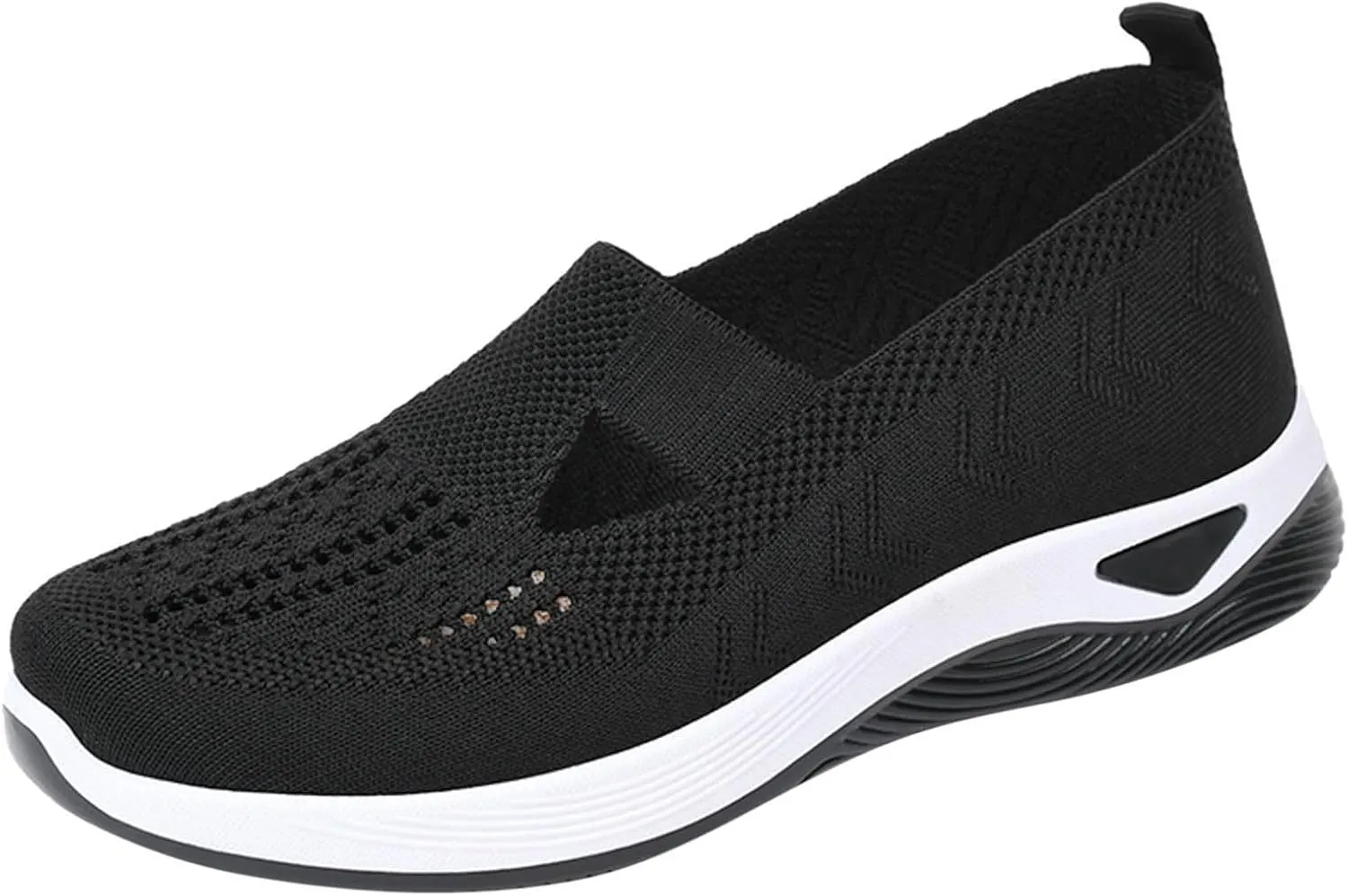 Orthopedic Walking Shoes for Swollen Feet Women Slip On Sneakers with Arch Support Comfortable Casual Loafers Plantar Fasciitis Foot Pain Relief