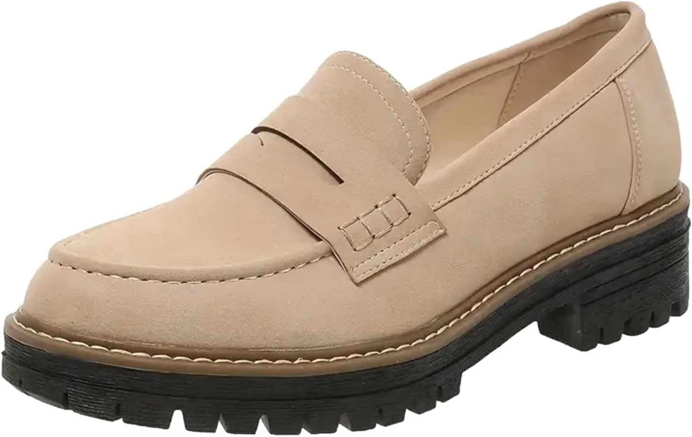 Orthoture-orthopedic Platform Loafers for Women,Wide Width Dress Shoes Ortho Comfort Shoes Slip On Penny Loafers