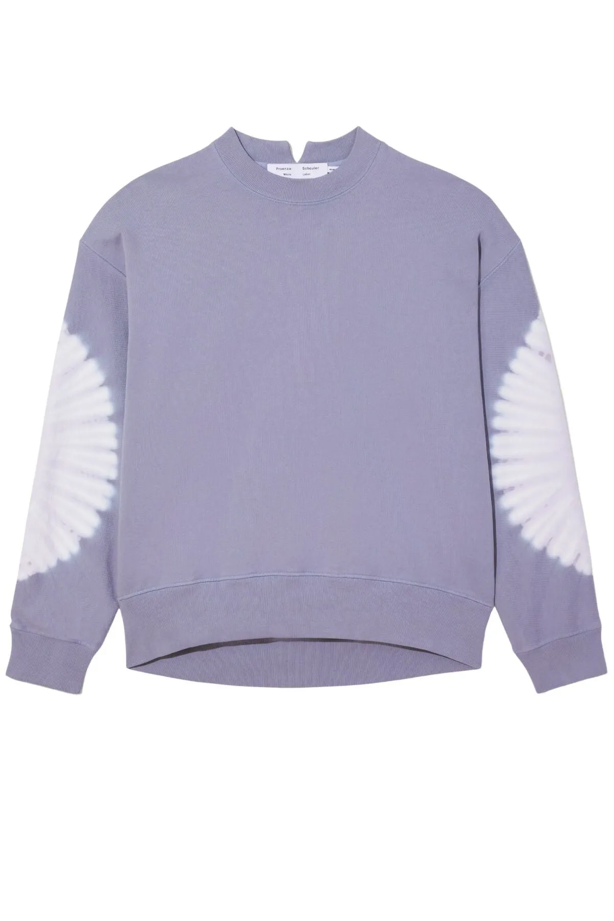 Proenza Schouler White Label Ring Tie Dye Sweatshirt - Lilac/ Off White