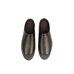 SAJA DRESS MULES RAW UMBER