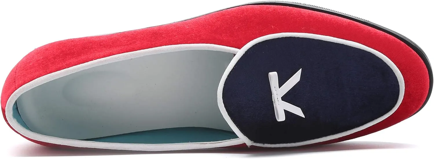 Santimon Boat Shoes Men Penny-Loafers Dress Shoes Smoking-Slippers Casual Bow Velvet Slip-on Flats