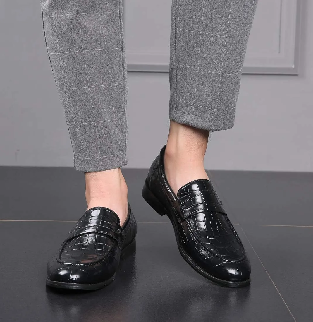 Santimon Men's Penny Loafer Driving Shoes Fashion Slippers Casual Slip on Walking Loafers Shoes