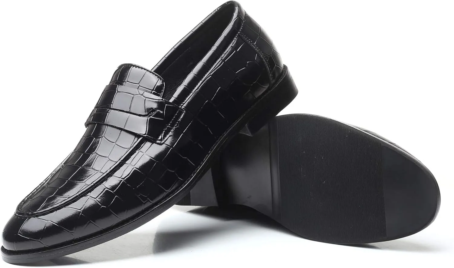 Santimon Men's Penny Loafer Driving Shoes Fashion Slippers Casual Slip on Walking Loafers Shoes