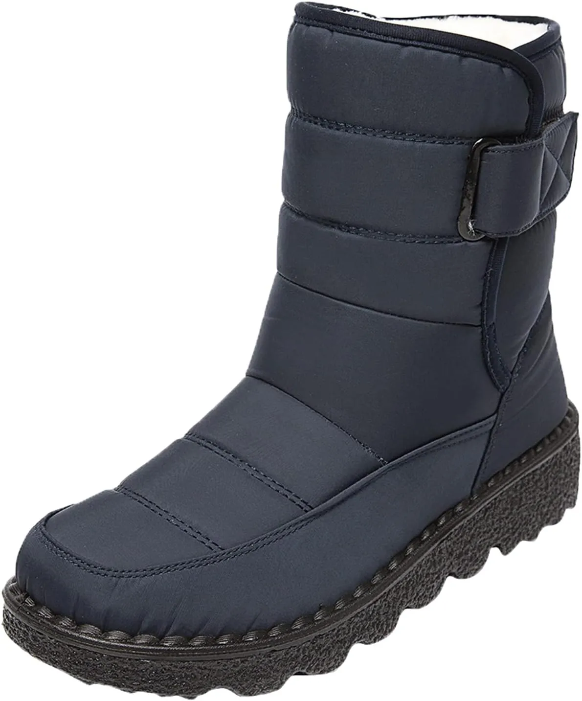 SBGMoSJ Short Winter Boots for Women Waterproof Snow Women's Duck Boots Waterproof Black Women Winter Boots Wide Size Winter Boot Women Botas De Nieve