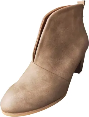 SBGMoSJ Suede Ankle Boots for Women Low Heel Wide Width Ankle Boots Women Low Heel Pink Booties Wide Width Low Heel Lace Up Boots for Women Ankle Booties Black Wedge Ankle Boot for Women