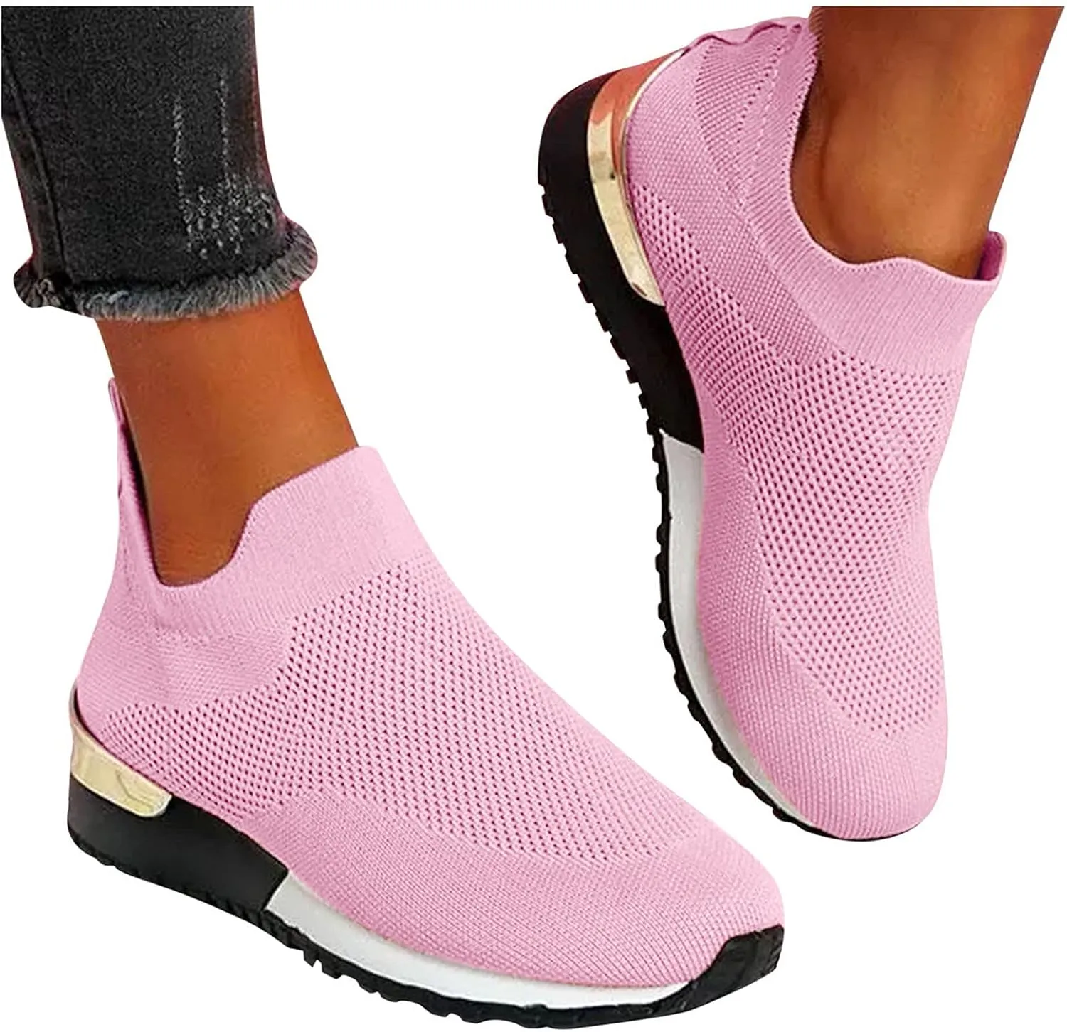 SBGMoSJ White Chunky Platform Sneakers for Women Women's Black Slip Resistant Shoes Womens Fall Shoes 2023 Casual Mules Women High Top Sneakers Wide Width Walking Shoes Athletic Shoes Women Walking
