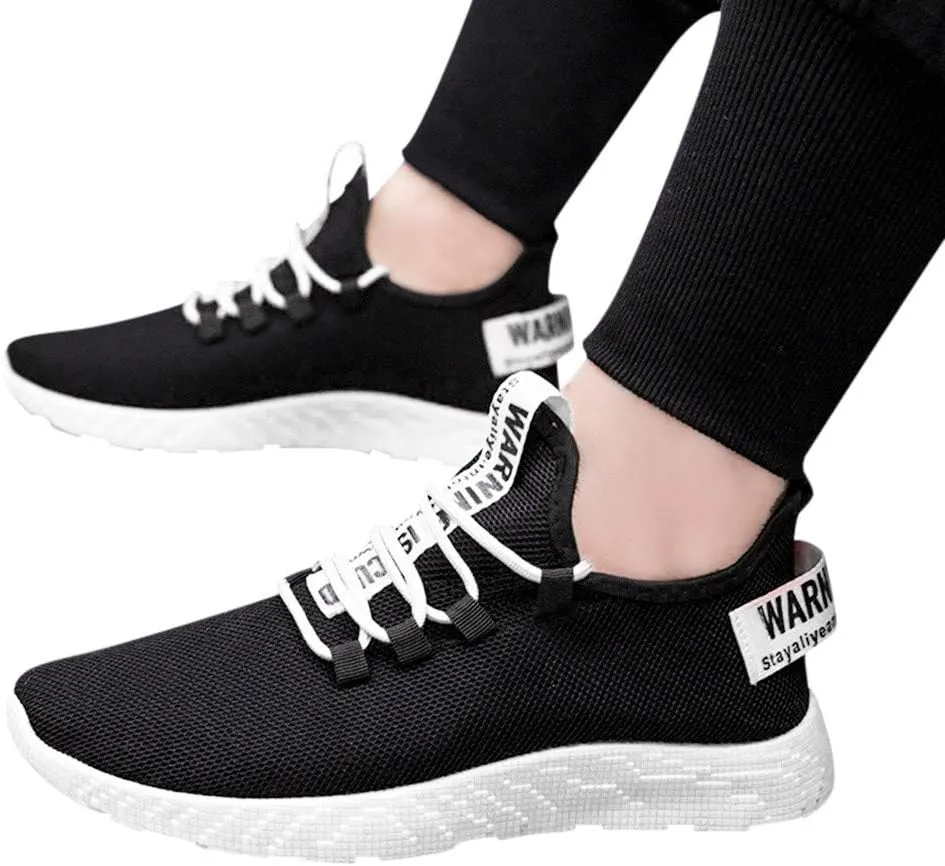 SBGMoSJ Womens Walking Shoes Slip On Sneakers Wide Width Slip On Walking Shoes Women 9.5 Black Shoes Women Wide Heel Womens Casual Sneakers Black and White Black Slip On Tennis Shoes Female