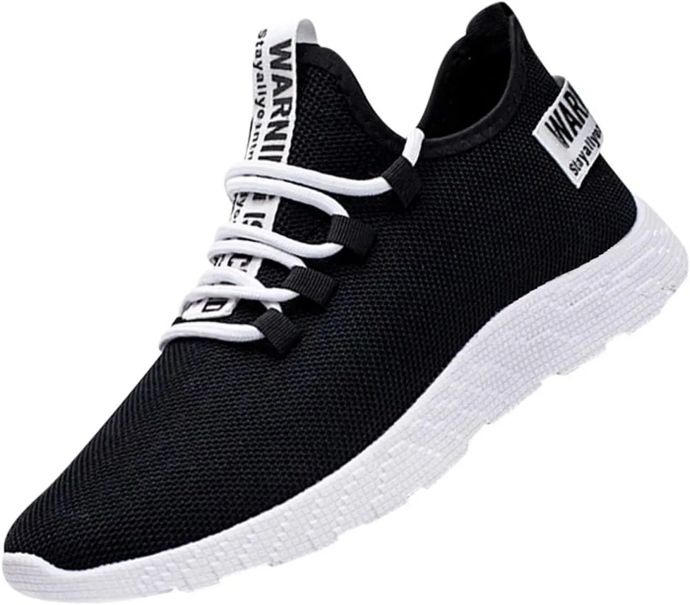 SBGMoSJ Womens Walking Shoes Slip On Sneakers Wide Width Slip On Walking Shoes Women 9.5 Black Shoes Women Wide Heel Womens Casual Sneakers Black and White Black Slip On Tennis Shoes Female