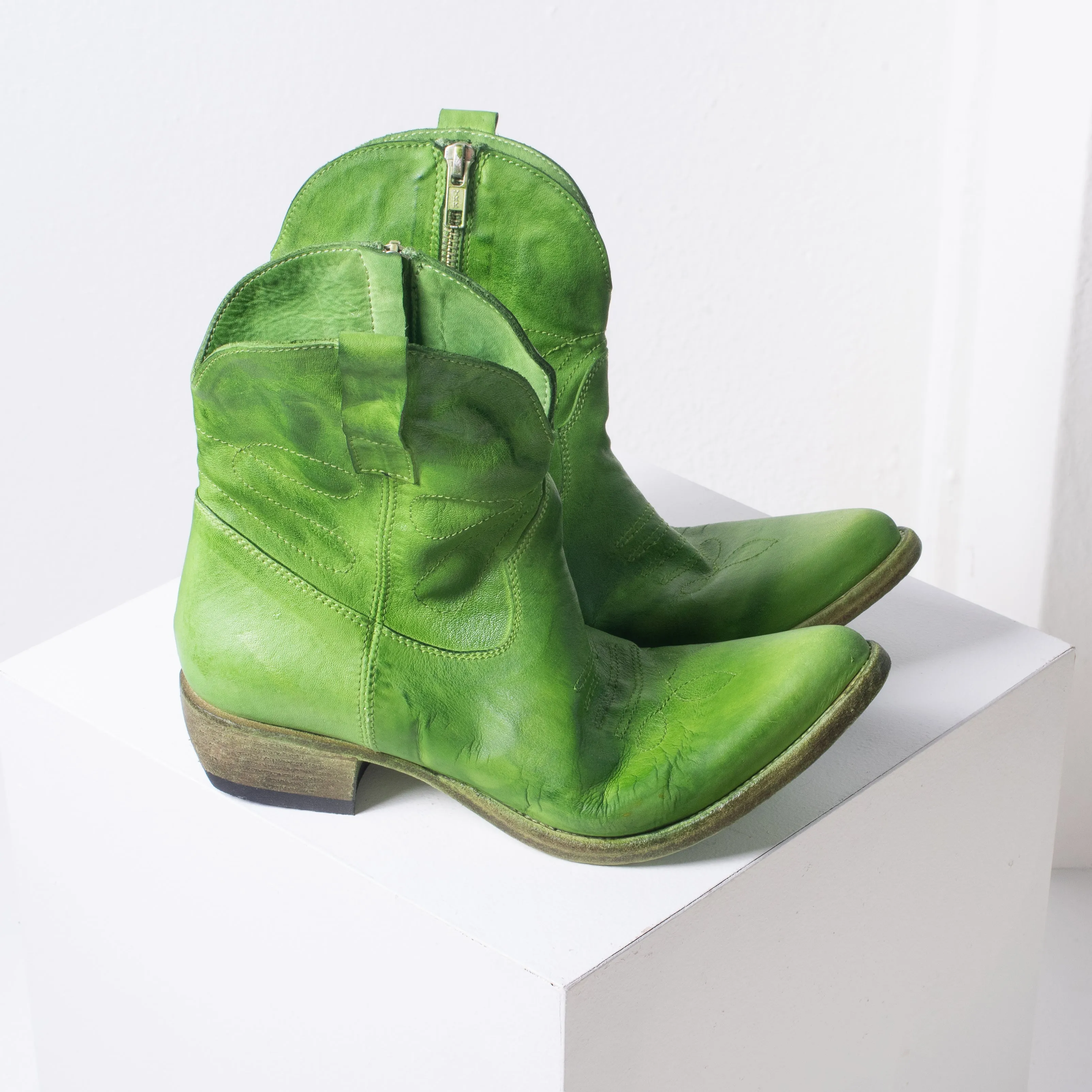 Shoto Kelly Green Cowboy Boot