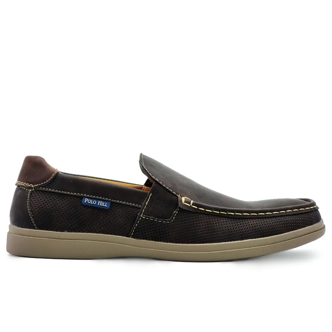 Smooth Vamp Slip On Loafers