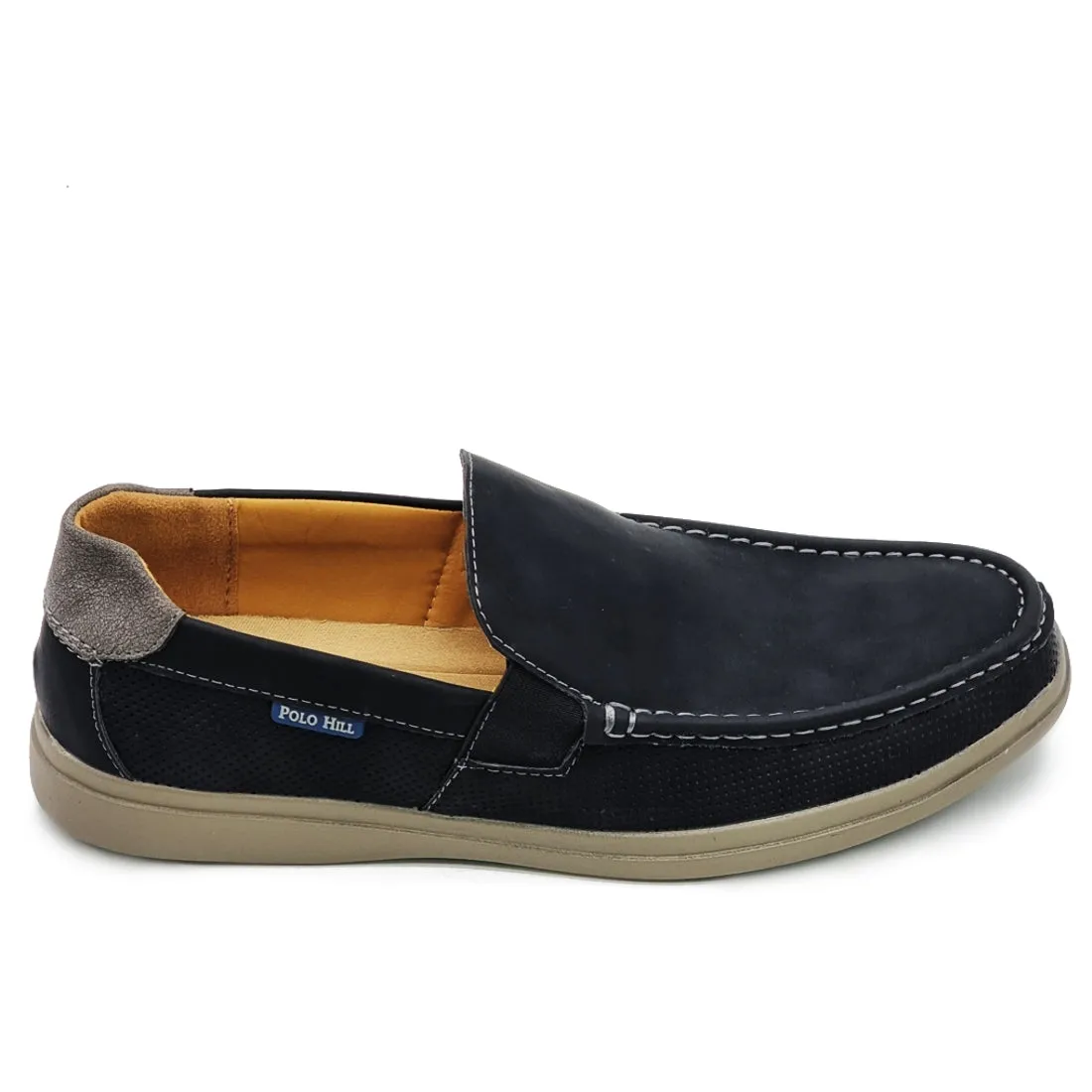 Smooth Vamp Slip On Loafers