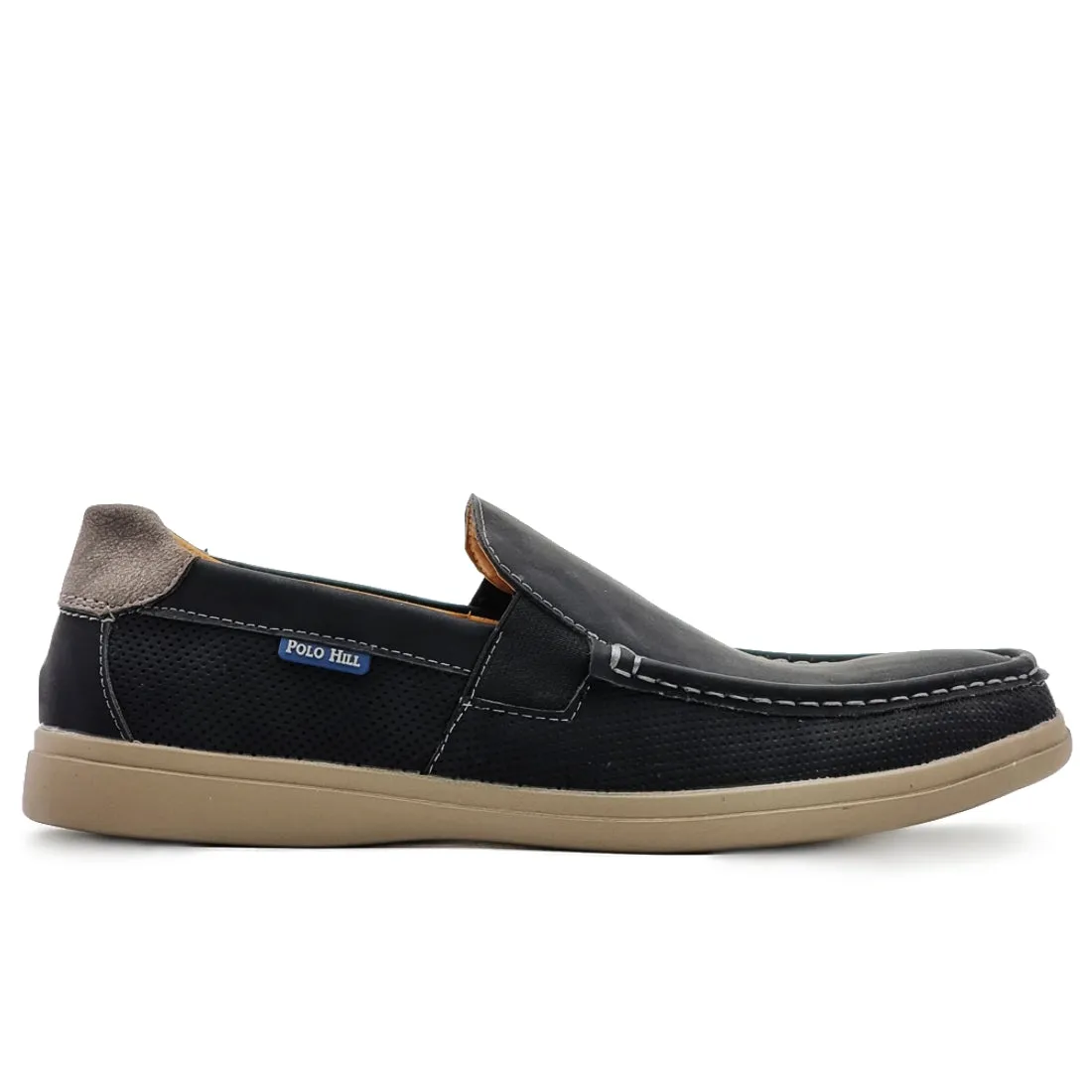 Smooth Vamp Slip On Loafers