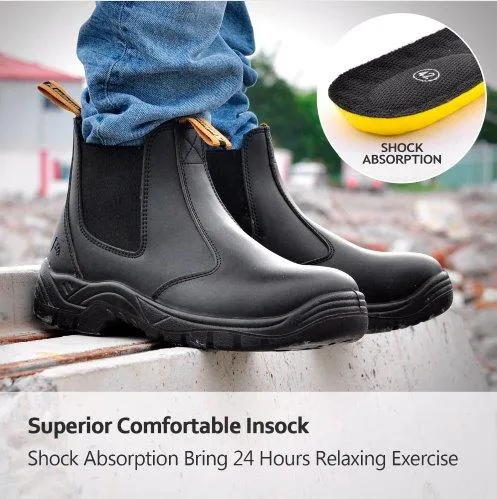 Tactical Dudesshoes Men's Work Boots Black