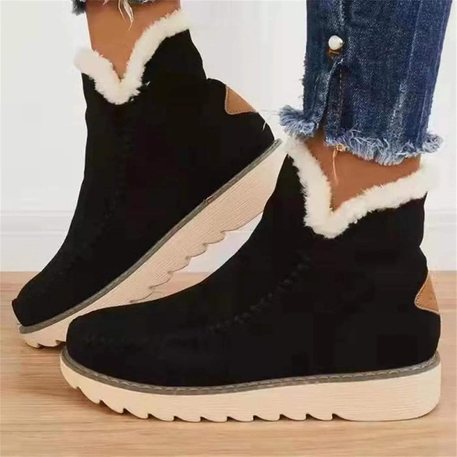 Tall Snow Boots for Women 2023 Snow Boots for Women Cute Size 12 Women Winter Boots Non Slip Women Boots Winter Shoes Botas Para Nieve Mujer