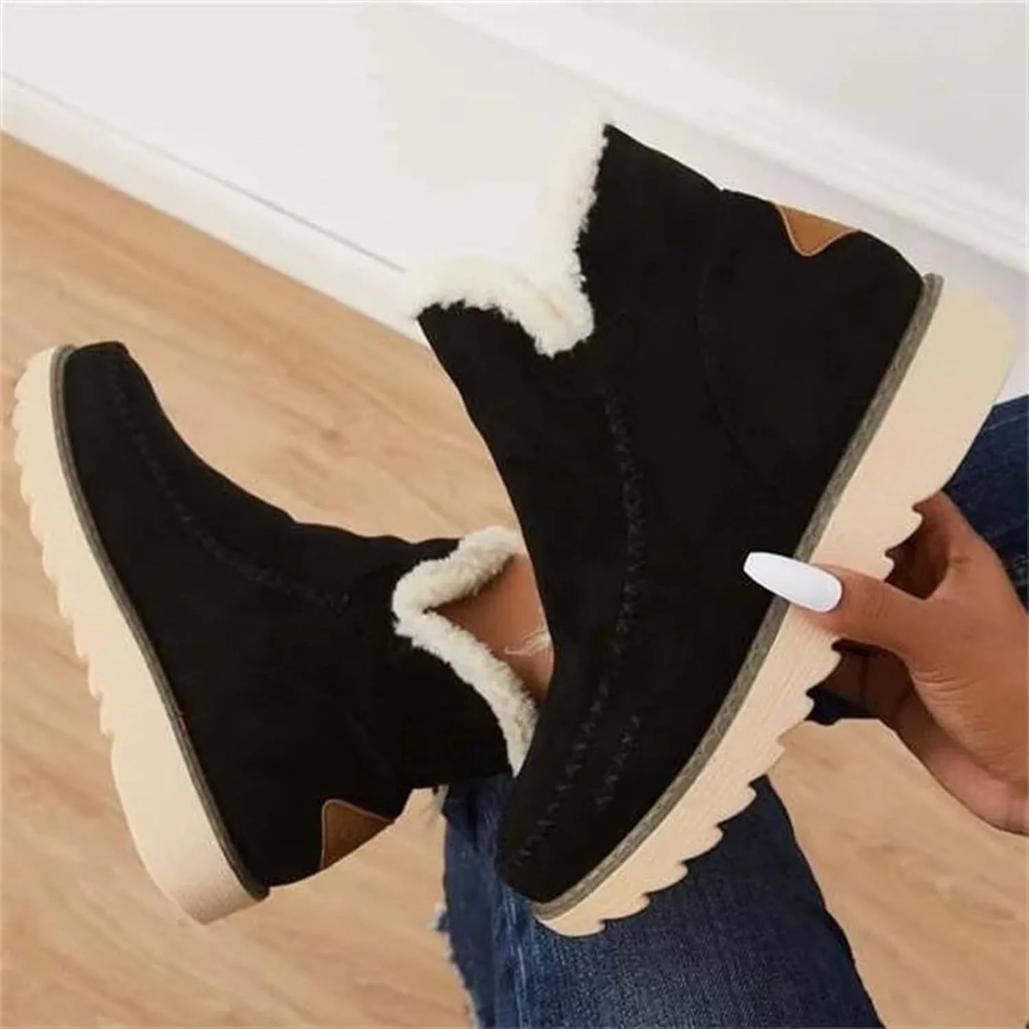 Tall Snow Boots for Women 2023 Snow Boots for Women Cute Size 12 Women Winter Boots Non Slip Women Boots Winter Shoes Botas Para Nieve Mujer