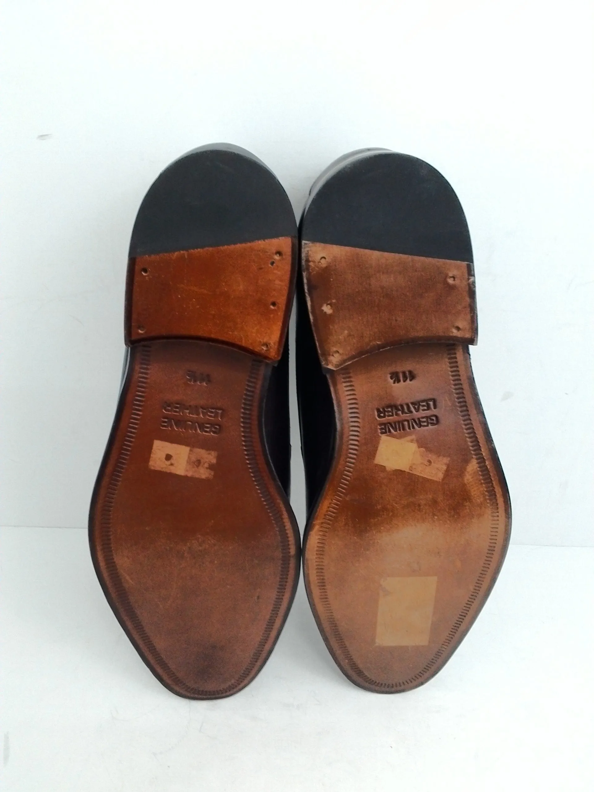 Tasso Elba Men's Oxford, Dark Brown, Leather, Size 11.5 M