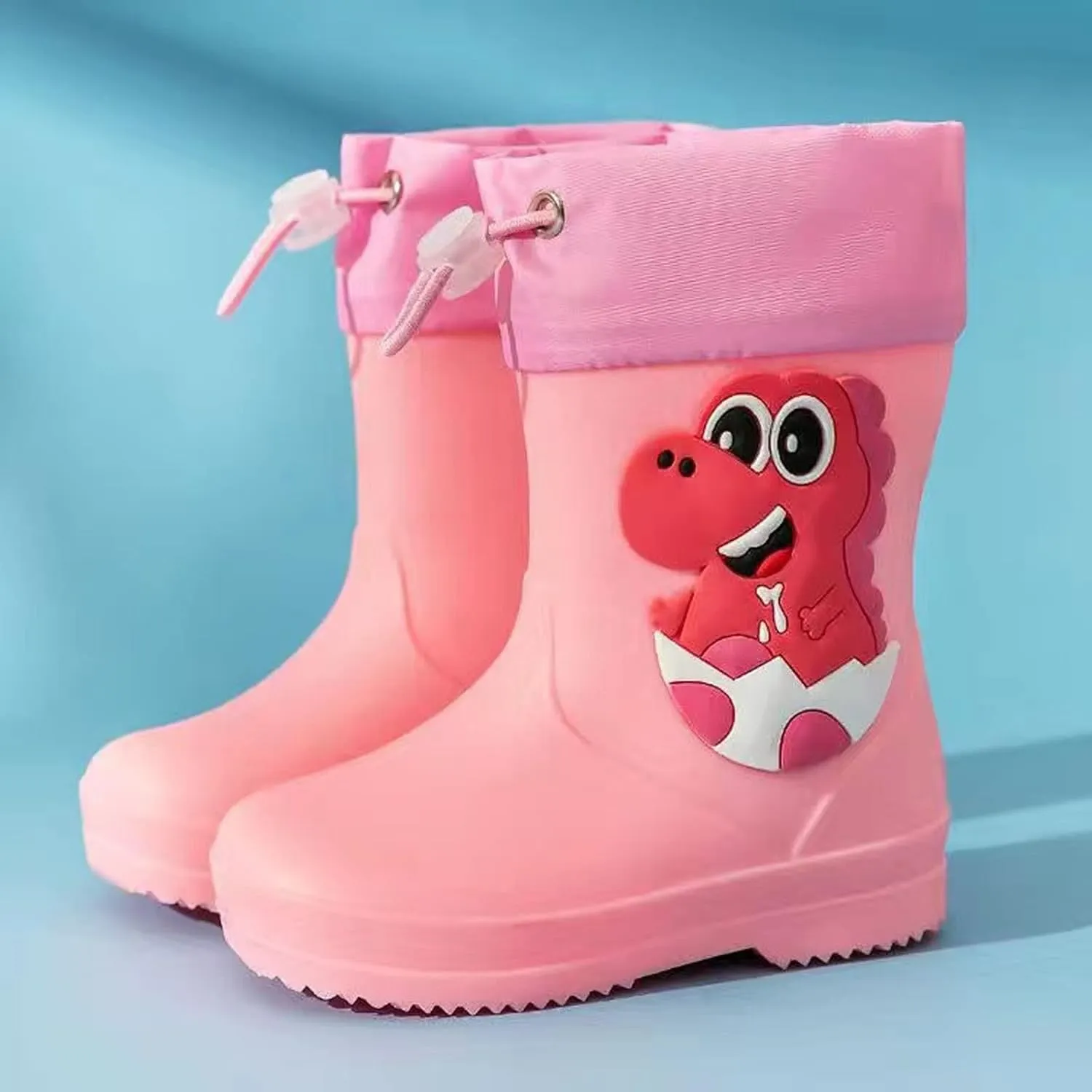 Toddler Rain Boots, Children's Rain Boots, Waterproof Rubber Boots for Girls and Boys with Fun Patterns