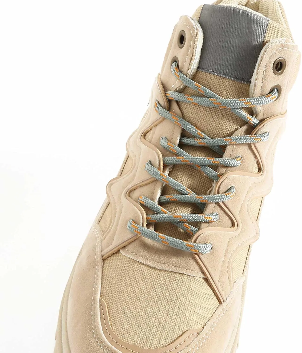 VSUDO Round Shoe Laces for Hiking Boots, 5/32 Inch Shoestrings for Outdoor Work Shoes, Thick Climbing Shoelaces for Boots