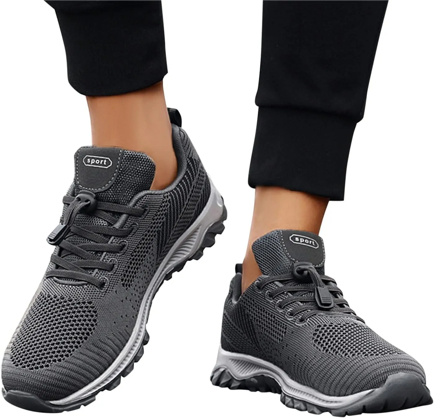 Walking Shoes Tennis Comfortable Fashion Summer Men Breathable Mesh Shallow Mouth Slip On Lightweight Casual Shoes