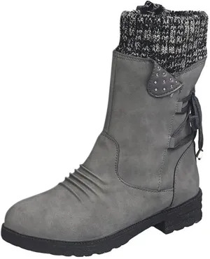 Waterproof Snow Boots for Women Walking Snow Boot Wide Width Women Wedge Winter Boots for Women Ankle Booties Wide Width Winter Boots for Woman Botas De Mujer Para El Frio De Vestir