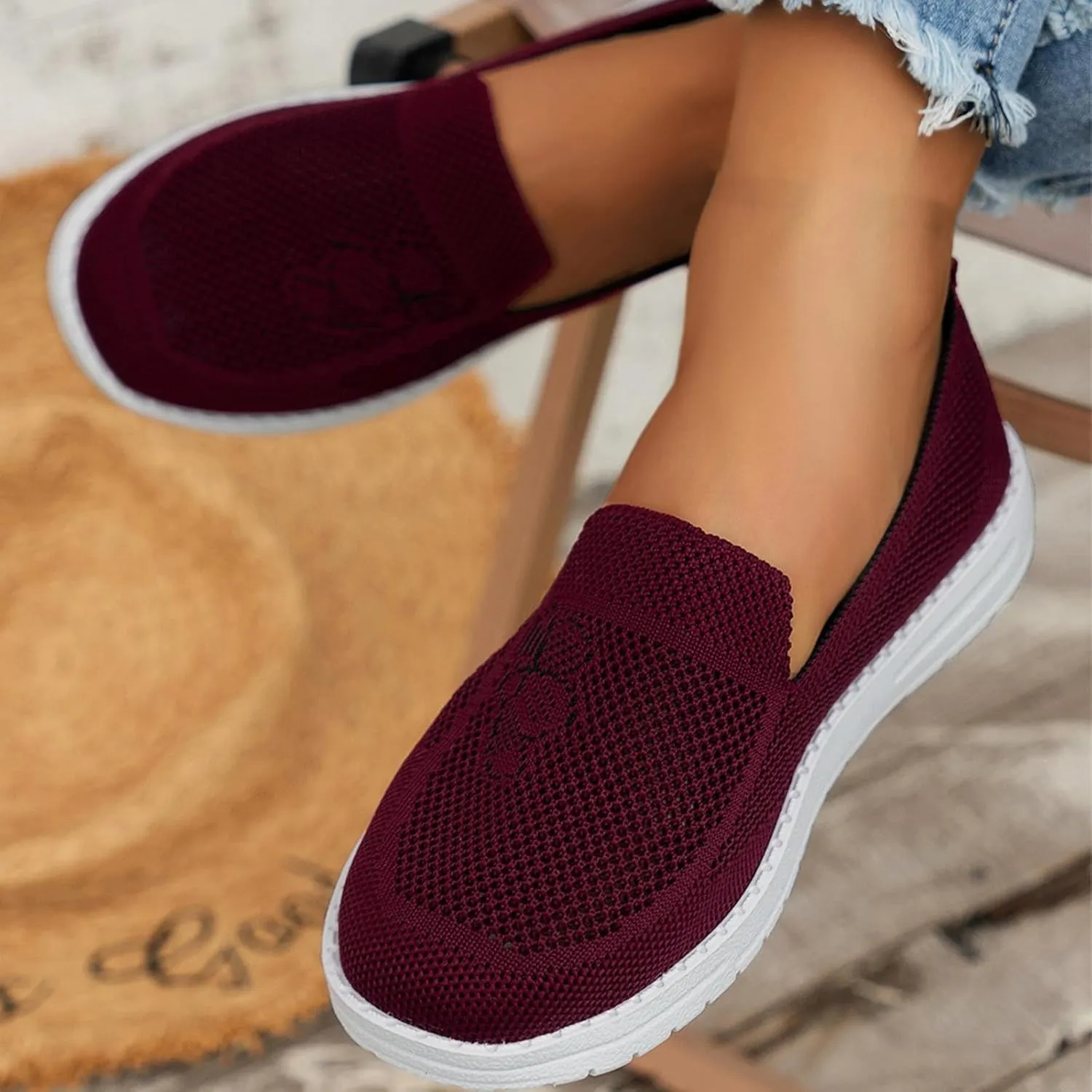 Wedge Sneakers for Women 2023 Zapatos Bajos De Fiesta para Mujer Elegantes Comodos Con Plataforma Black Sneakers for Women Fashionable Platform Wide Sneakers for Women Fashion Slip On Sneakers